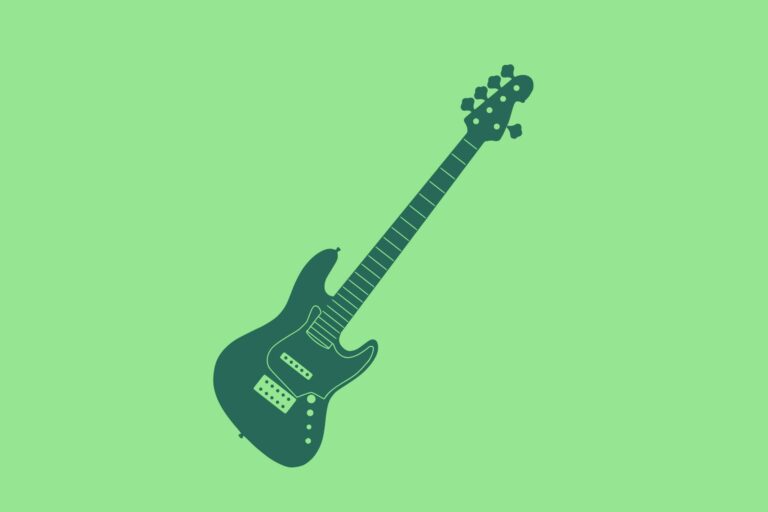 Pinch harmonic metal gitaar